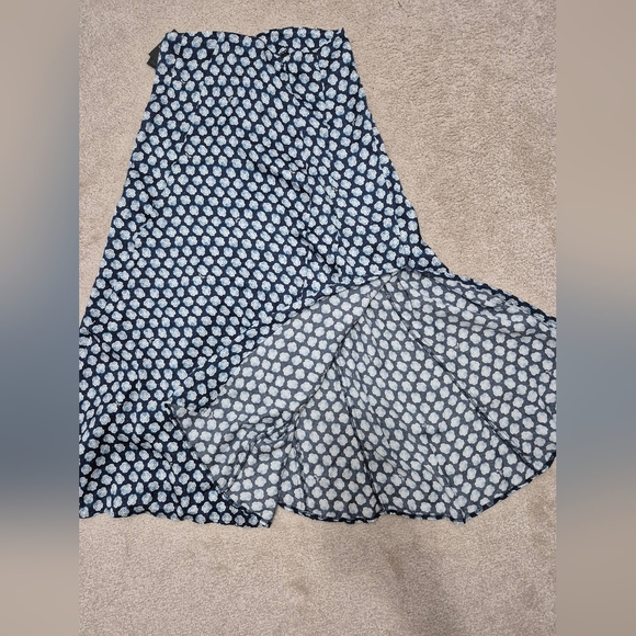 NWT Maje Clover-Print Satin-Effect Midi Skirt, EU 36 - Picture 11 of 12